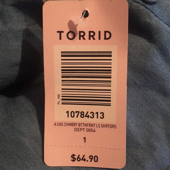 New torrid shirt dress plus size women 1x - Picture 4 of 7
